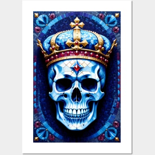 CROWN SKULL HOME DECOR Posters and Art